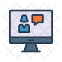 پیش‌نمایش فایل chatting-application-4 از پک کسب‌وکار – آیکن‌های خطی رنگی