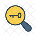 پیش‌نمایش فایل keyword-search-8 از پک کسب‌وکار – آیکن‌های خطی رنگی