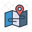 پیش‌نمایش فایل map-1298 از پک کسب‌وکار – آیکن‌های خطی رنگی