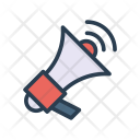 پیش‌نمایش فایل megaphone-527 از پک کسب‌وکار – آیکن‌های خطی رنگی