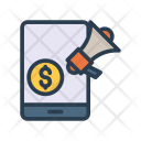 پیش‌نمایش فایل mobile-ads-3 از پک کسب‌وکار – آیکن‌های خطی رنگی