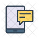 پیش‌نمایش فایل mobile-chatting-29 از پک کسب‌وکار – آیکن‌های خطی رنگی