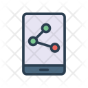 پیش‌نمایش فایل network-sharing-2 از پک کسب‌وکار – آیکن‌های خطی رنگی
