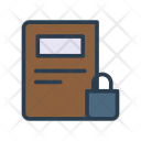 پیش‌نمایش فایل secure-book-4 از پک کسب‌وکار – آیکن‌های خطی رنگی