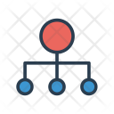 پیش‌نمایش فایل hierarchy-310 از پک کسب‌وکار – آیکن‌های خطی رنگی