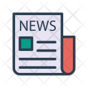 پیش‌نمایش فایل newspaper-367 از پک کسب‌وکار – آیکن‌های خطی رنگی