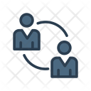 پیش‌نمایش فایل replace-employee از پک کسب‌وکار – آیکن‌های خطی رنگی