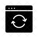 پیش‌نمایش فایل refresh-webpage-9 از پک کسب‌وکار – آیکن‌های گلیف