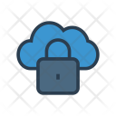 پیش‌نمایش فایل cloud-lock-9 از پک هنر طراحی و توسعه – آیکن‌های خطی