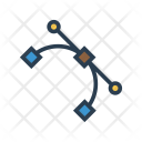 پیش‌نمایش فایل bezier-105 از پک هنر طراحی و توسعه – آیکن‌های خطی