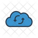 پیش‌نمایش فایل synchronize-cloud-4 از پک هنر طراحی و توسعه – آیکن‌های خطی