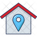 پیش‌نمایش فایل home-location-3824406 از پک نقشه و ناوبری – سبک فلت خطی – جلد ۱