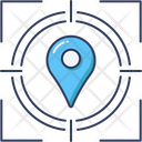 پیش‌نمایش فایل target-location-3824358 از پک نقشه و ناوبری – سبک فلت خطی – جلد ۱