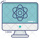 پیش‌نمایش فایل online-atom-3777222 از پک شیمی – سبک خطی