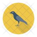پیش‌نمایش فایل bird-152 از پک هالووین – سبک فلت دایره‌ای سایه‌دار