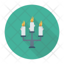 پیش‌نمایش فایل candelabra-8 از پک هالووین – سبک فلت دایره‌ای سایه‌دار