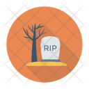 پیش‌نمایش فایل cemetery-11 از پک هالووین – سبک فلت دایره‌ای سایه‌دار