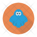 پیش‌نمایش فایل ghost-146 از پک هالووین – سبک فلت دایره‌ای سایه‌دار