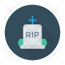 پیش‌نمایش فایل grave-93 از پک هالووین – سبک فلت دایره‌ای سایه‌دار