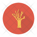 پیش‌نمایش فایل haunted-tree-2 از پک هالووین – سبک فلت دایره‌ای سایه‌دار