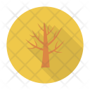 پیش‌نمایش فایل haunted-tree-4 از پک هالووین – سبک فلت دایره‌ای سایه‌دار