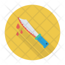 پیش‌نمایش فایل knife-353 از پک هالووین – سبک فلت دایره‌ای سایه‌دار