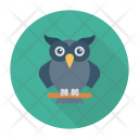 پیش‌نمایش فایل owl-126 از پک هالووین – سبک فلت دایره‌ای سایه‌دار