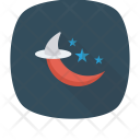پیش‌نمایش فایل moon-536 از پک هالووین – سبک فلت دایره‌ای گوشه‌گرد