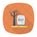 پیش‌نمایش فایل cemetery-rip از پک Halloween Flat Circle + Rounded + Shadow 