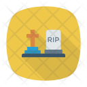 پیش‌نمایش فایل grave-98 از پک Halloween Flat Circle + Rounded + Shadow 