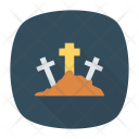 پیش‌نمایش فایل graveyard-23 از پک Halloween Flat Circle + Rounded + Shadow 