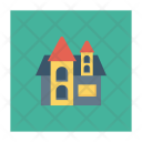 پیش‌نمایش فایل haunted-home-5 از پک Halloween Flat Circle + Rounded + Shadow 