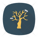 پیش‌نمایش فایل haunted-tree-17 از پک Halloween Flat Circle + Rounded + Shadow 