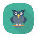 پیش‌نمایش فایل owl-128 از پک Halloween Flat Circle + Rounded + Shadow 