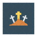 پیش‌نمایش فایل graveyard-24 از پک هالووین – سبک فلت مربعی