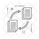 پیش‌نمایش فایل document-sharing از پک کسب‌وکار – تصویرسازی خطی – جلد ۲
