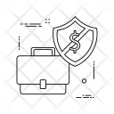 پیش‌نمایش فایل briefcase-security از پک کسب‌وکار – تصویرسازی خطی – جلد ۵