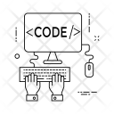 پیش‌نمایش فایل computer-coding از پک کسب‌وکار – تصویرسازی خطی – جلد ۵