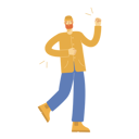 پیش‌نمایش فایل man-walking-and-enjoying-fun-9787456 از پک شخصیت‌های سرگرم‌کننده