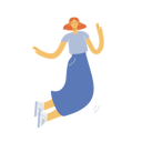 پیش‌نمایش فایل woman-jumping-in-air-9787459 از پک شخصیت‌های سرگرم‌کننده