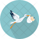 پیش‌نمایش فایل stork-with-baby-3060344 از پک حیوانات پرندگان