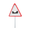 پیش‌نمایش فایل pothole-sign-7470850 از پک علامت جاده
