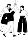 پیش‌نمایش فایل group-of-people-give-five-each-other-10538958 از پک زندگی اداری