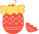 پیش‌نمایش فایل chick-hatching-from-easter-egg-10829701 از پک عید پاک مبارک - جوجه‌ها