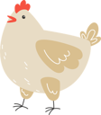 پیش‌نمایش فایل chicken-standing-pose-10829694 از پک عید پاک مبارک - جوجه‌ها