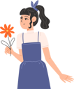 پیش‌نمایش فایل a-young-woman-holding-a-flower-11005926 از پک روز آگاهی از اوتیسم