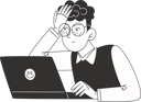 پیش‌نمایش فایل confused-schoolboy-looking-at-laptop-12198068 از پک بازگشت به مدرسه