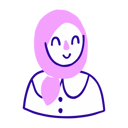 پیش‌نمایش فایل arabic-woman-11478453 از پک آواتار شخصیت نسل زد مد روز