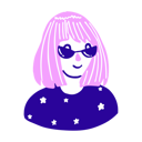 پیش‌نمایش فایل girl-wearing-sunglasses-11478429 از پک آواتار شخصیت نسل زد مد روز