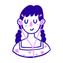پیش‌نمایش فایل little-girl-listening-music-11478431 از پک آواتار شخصیت نسل زد مد روز